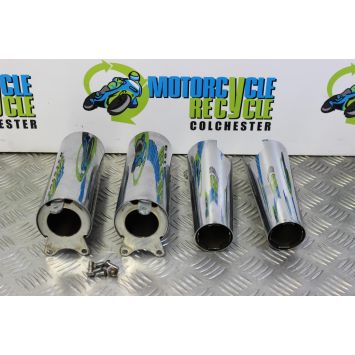 Kawasaki VN 1500 Vulcan Fork Sliders Chrome x4 1996 to 2001 B067