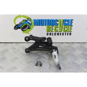 Triumph Street Triple 675 Footrest Hanger Left Riders Front 2013 to 2016 B049