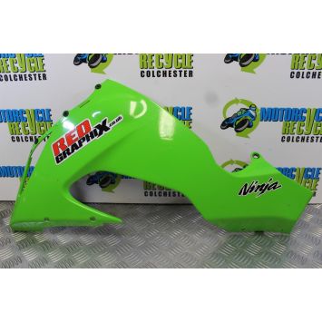 Kawasaki ZX 10 R Panel Left Fairing Lower ZX10R 2006 2007 D6F D7F B187