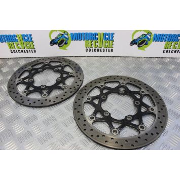 Suzuki GSXR 600 Brake Discs Front Genuine K6 K7 2006 2007 GSXR600 B203