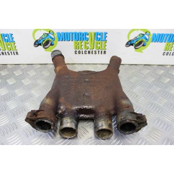 Yamaha XJR 1300 Exhaust Collector Box 1999 to 2003 XJR1300 B048
