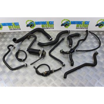 Kawasaki ZX6R Radiator Hoses Pipes 2000 2001 J1 J2 ZX 6 R ZX-6R Ninja B167