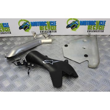 Kawasaki ZX 10 R Exhaust Heat Shields Various ZX10R 2006 2007 D6F D7F B187