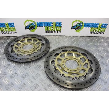 Triumph Speed Triple 1050 Brake Discs Front Genuine 2005 to 2007 B194