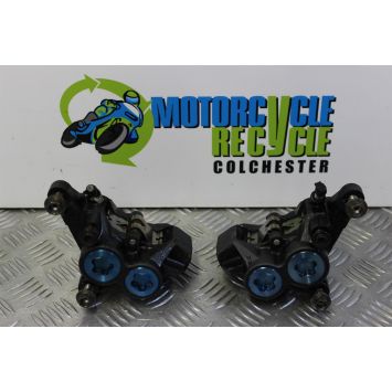 Yamaha R6 Brake Calipers Front Blue Spot 5EB YZF-R6 1999 to 2002 B069