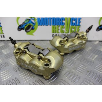 Ducati Monster 1100 Evo Brake Calipers Front Brembo 20th 2012 2013 M1100 B082