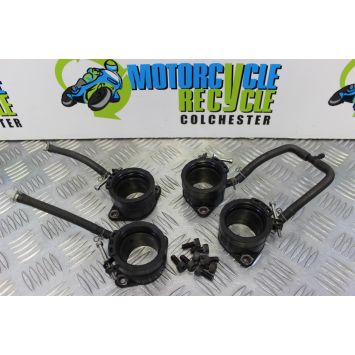 Kawasaki ZX6R Carb Rubbers Inlet Stubs 2000 2001 J1 J2 ZX 6 R ZX-6R Ninja B167