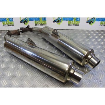 Honda VTR 1000 F Silencers Genuine Cans Firestorm 1997 to 2000 VTR1000F B062