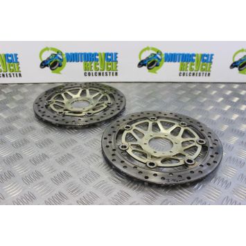 Honda VFR 800 VTEC Brake Discs Front ABS 2002 to 2009 VFR800 B104