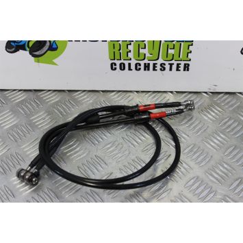 Aprilia RSV 1000 Mille Brake Hoses Front Braided 2001 2002 RSV1000 B047