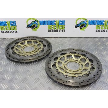Triumph Speed Triple 1050 Brake Discs Front Genuine 2005 to 2007 B056