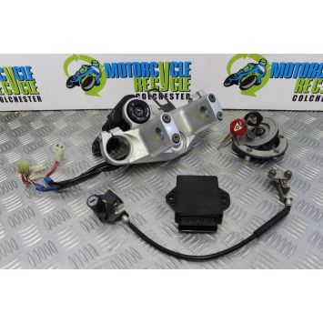 Yamaha FZ 6 Fazer Lock Set ECU Yoke 2 Keys FZ6 2003 2004 2005 2006 B178