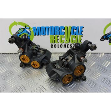 Yamaha R1 5PW Brake Calipers Front Gold Spot YZF-R1 2002 to 2003 YZF 1000 B189