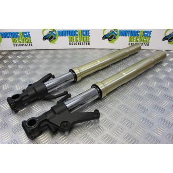 Yamaha R1 5PW Forks Fork legs Front YZF-R1 2002 to 2003 YZF 1000 B189