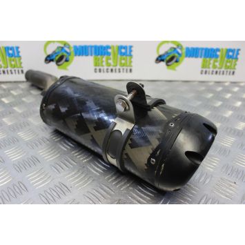 Triumph 675 Daytona Exhaust Two Brothers Race Can Carbon 2006 2007 2008 B188