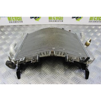 Kawasaki ZX6R Radiator with Cap 2000 2001 J1 J2 ZX 6 R ZX-6R Ninja B167