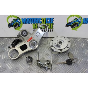 Honda CBR 900 RR Lock Set Key Top Yoke Fireblade RRW 1998 1999 CBR900 B053