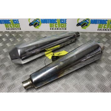 Triumph Adventurer 900 Exhaust Silencers Cans Spares 1996 to 2001 B100