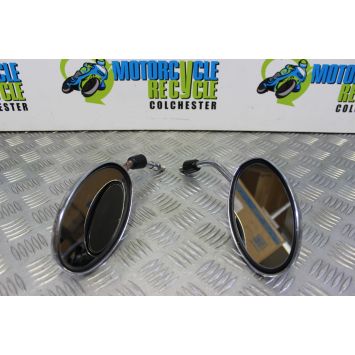 Yamaha XV 1100 Virago Mirrors Left Right Mirror 1990 to 1999 XV1100 3LP B059