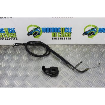Yamaha XJR 1300 Throttle Cables with Mount 1999 to 2003 XJR1300 B048