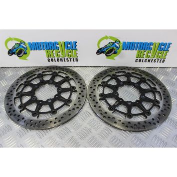 Kawasaki ZX 10 R Brake Discs Front NG ZX10R 2006 2007 D6F D7F B187