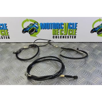 Triumph Daytona T595 Brake Hoses Front Rear Braided 1997 1998 T 595 B102