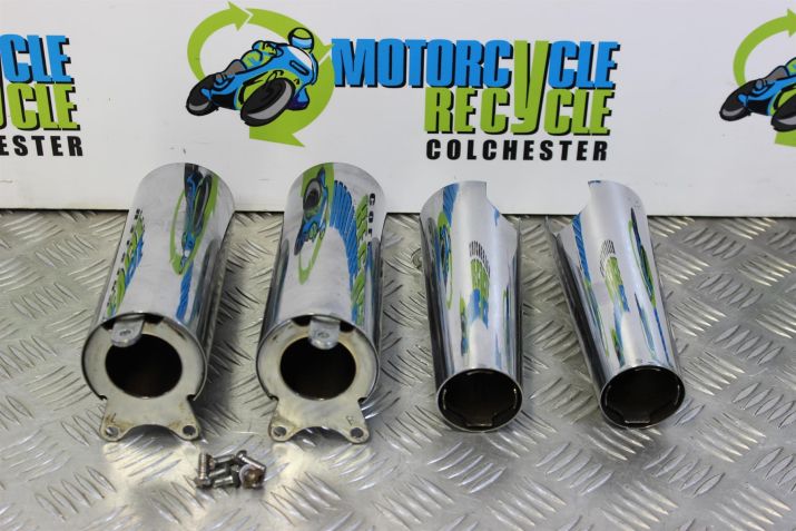 Kawasaki VN 1500 Vulcan Fork Sliders Chrome x4 1996 to 2001 B067