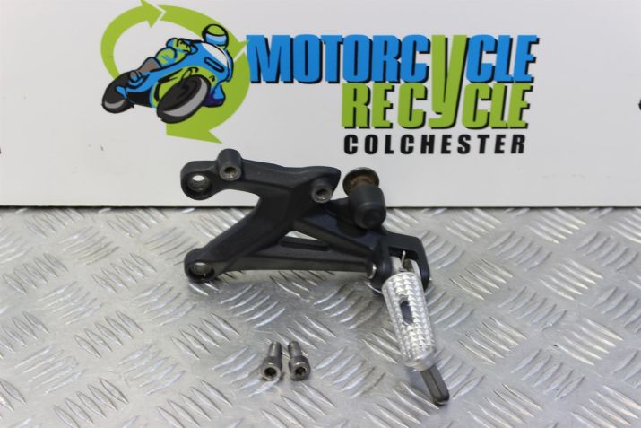 Triumph Street Triple 675 Footrest Hanger Left Riders Front 2013 to 2016 B049