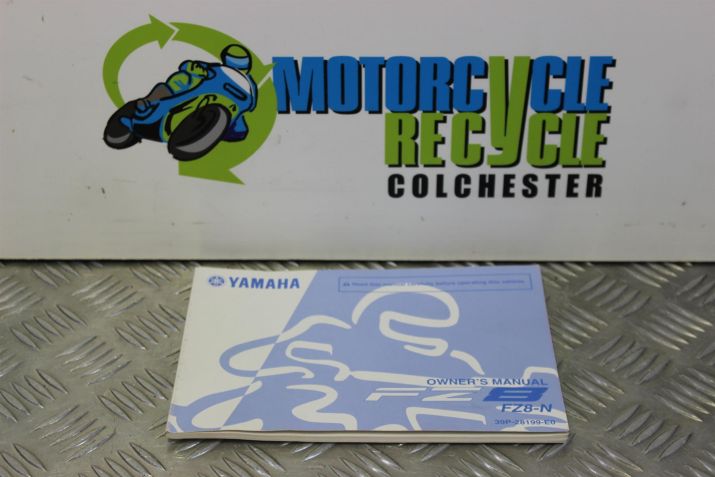 Yamaha FZ8 Fazer Owners Manual 2010 to 2015 FZ8S FZ8N B051