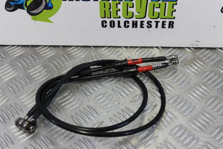 Aprilia RSV 1000 Mille Brake Hoses Front Braided 2001 2002 RSV1000 B047