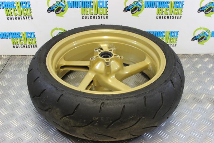 Aprilia RSV 1000 Mille Wheel Rear 17x6.00 Good Tyre 2001 2002 RSV1000 B047