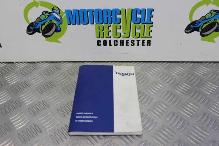 Triumph Speed Triple 1050 Owners Handbook Manual 2005 to 2007 B056