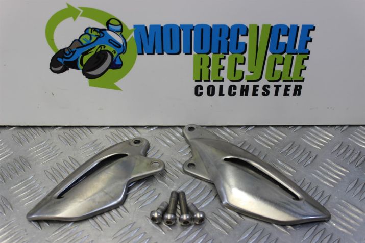 Triumph Street Triple 675 Heel Guards Genuine 2013 to 2016 B049