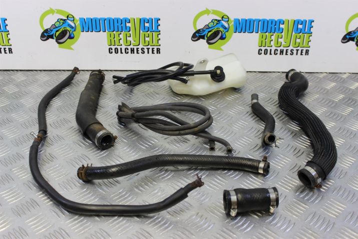 Yamaha FZ8 Fazer Coolant Bottle with Hoses 2010 to 2015 FZ8S FZ8N B051