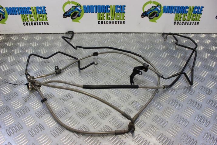 Triumph Street Triple 675 Brake Hoses Front Rear ABS 2013 to 2016 B049