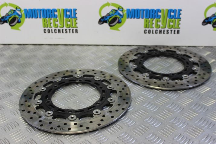 Yamaha R6 Brake Discs Front Genuine 5EB YZF-R6 1999 to 2002 B069
