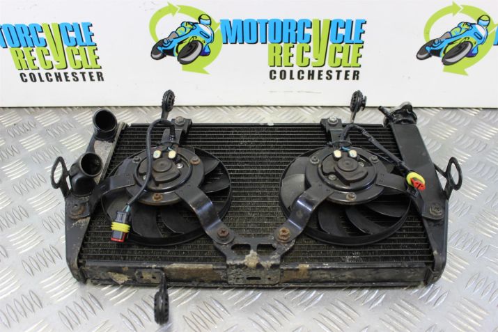 Ducati Multistrada 1200 Radiator with Fans 2010 to 2012 MTS B076