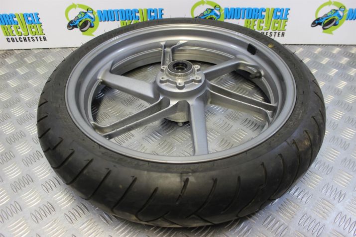 Honda VFR 800 VTEC Wheel Front 17x3.50 Tyre ABS 2002 to 2009 VFR800 B104