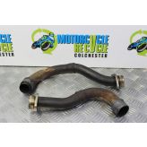 Honda VFR 800 Exhaust Downpipes Headers 1998 to 2001 VFR800 VFR800F B050