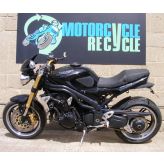 Triumph Speed Triple 1050 Oil Cooler Hoses Lines Pipes 2005 to 2007 B056