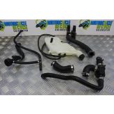 Aprilia RSV 1000 Mille Coolant Bottle Radiator Hoses 2001 2002 RSV1000 B047