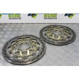 Triumph Speed Triple 1050 Brake Discs Front Genuine 2005 to 2007 B056