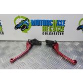 Triumph Street Triple 675 Levers ASV Red Brake Clutch 2013 to 2016 B049