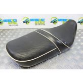 Triumph Legend TT Seat Custom White Piping 1998 to 2001 900 B052