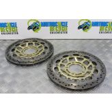 Triumph Speed Triple 1050 Brake Discs Front Genuine 2005 to 2007 B056