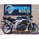 Triumph Speed Triple 955 Seat Rear Pillion 2002 to 2004 955i B054