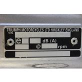 Triumph Daytona T595 Frame with V5 HPI Clear Triumph 1997 1998 T 595 B102