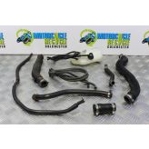 Yamaha FZ8 Fazer Coolant Bottle with Hoses 2010 to 2015 FZ8S FZ8N B051