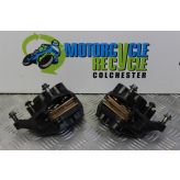 Yamaha R6 Brake Calipers Front Blue Spot 5EB YZF-R6 1999 to 2002 B069